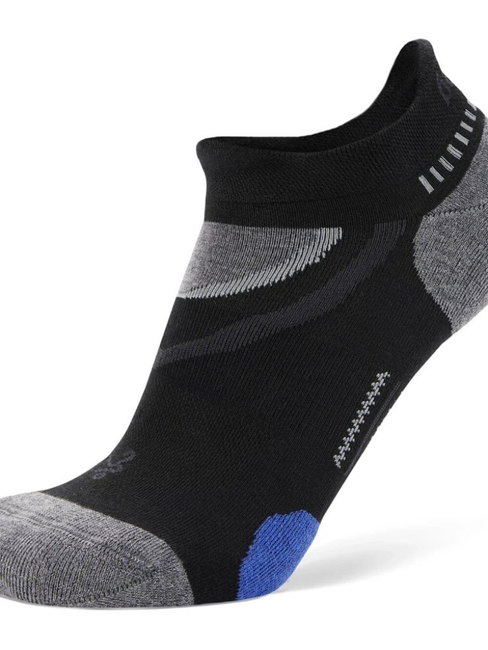 Balega UltraGlide Low Cushion No Show Socks NWT Men's Size XL Black